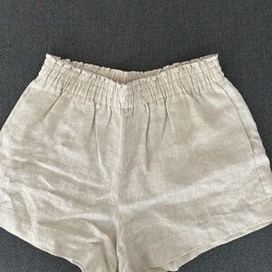 Reformation Cream Women's Shorts